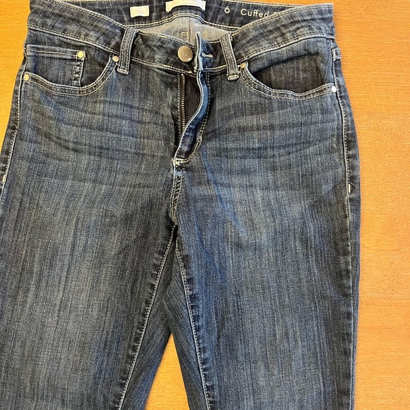 Cuffed Skinny Ankle Jeans size 6 - Picture 1 of 4